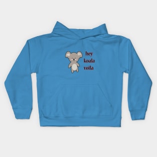 cute funny koala Kids Hoodie